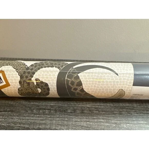 NEW Cole and Son Safari Dance Wallpaper Neutral Charcoal 109/8036 Elephants - Picture 7 of 10